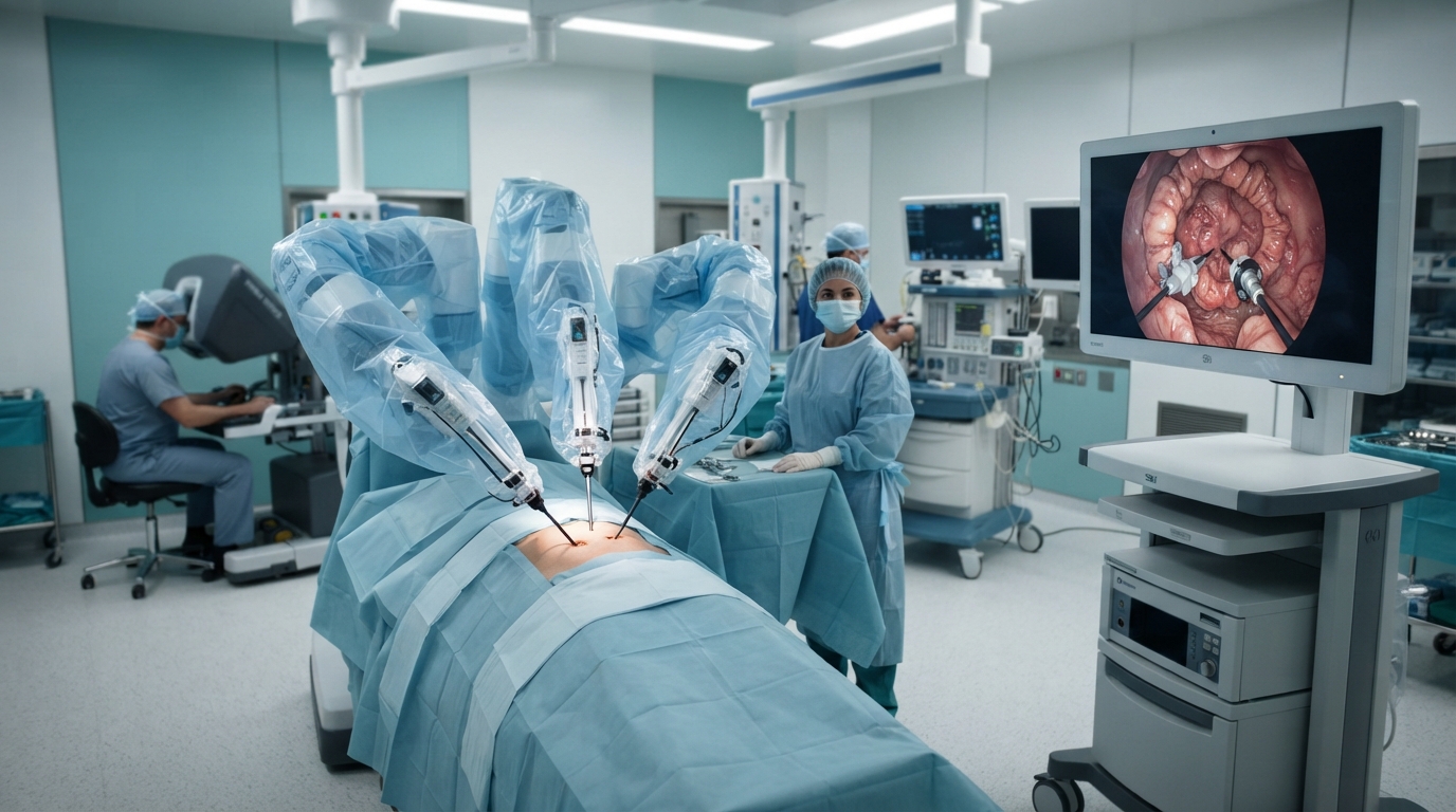 Robotic colorectal cancer surgery at Novo Robotic Surgery Centre, Ghaziabad