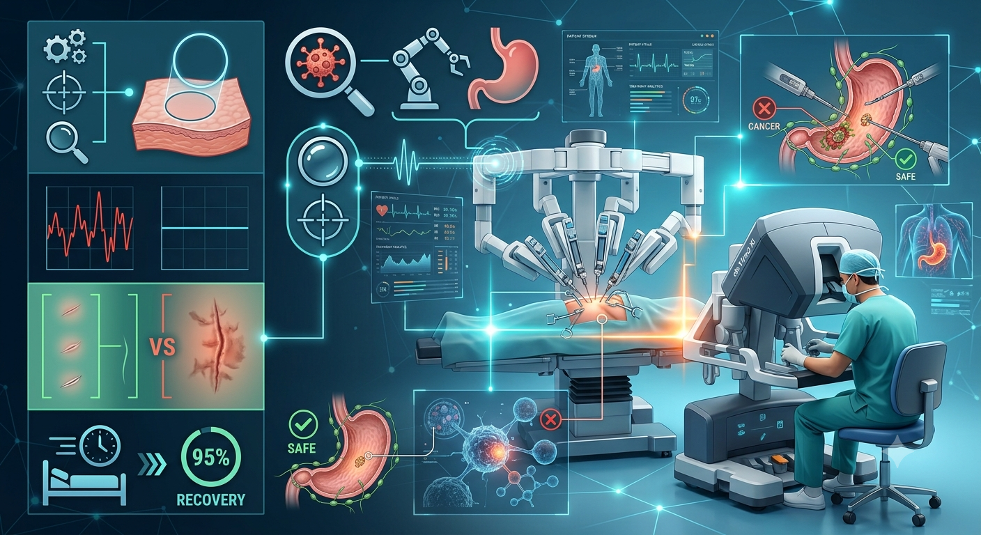 Robotic gastrectomy at Novo Robotic Hospital